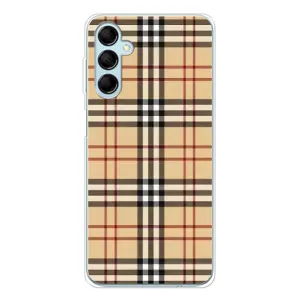 Чехол с рисунком «Burberry стиль» для Samsung Galaxy M16