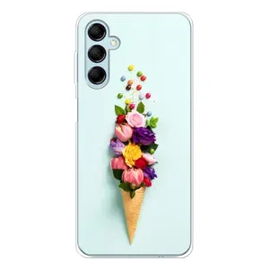 Чехлы с тематикой "ЦВЕТЫ" на Samsung Galaxy M16 (Цветок-мороженное)