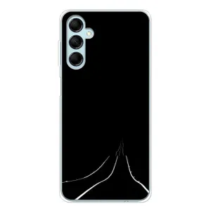 Чехол с картинками на черном фоне для Samsung Galaxy M16 (Дорога)