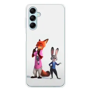 Силиконовый чехол с принтом Зоотрополіс для Samsung Galaxy M16 (Джуди и Ник)