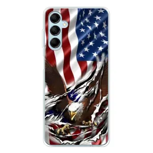Чехол Флаг USA для Samsung Galaxy M16 (Флаг USA)