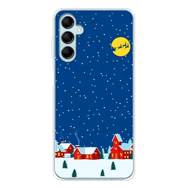 Чехол с рисунком «Город в снегу» для Samsung Galaxy M16 Чехол с рисунком «Город в снегу» для Samsung Galaxy M16