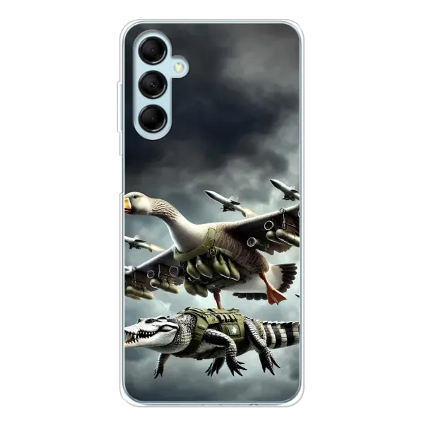 Чехол с рисунком «Гусини и крокодило» для Samsung Galaxy M16 Чехол с рисунком «Гусини и крокодило» для Samsung Galaxy M16