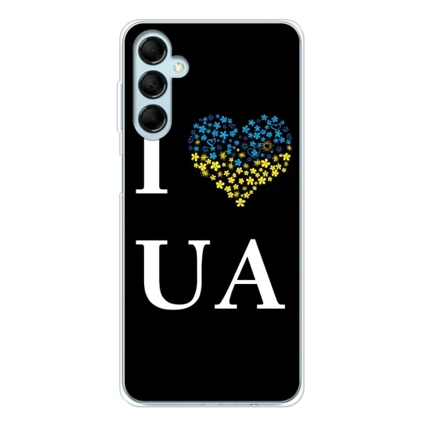 Чехол с рисунком «I Love UA» для Samsung Galaxy M16 Чехол с рисунком «I Love UA» для Samsung Galaxy M16