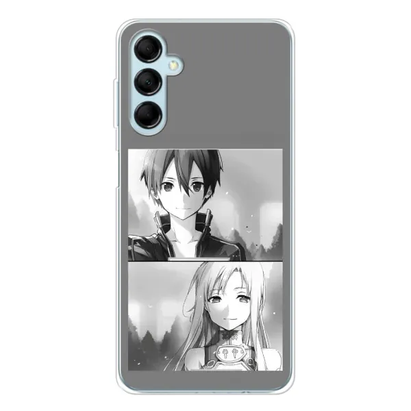 Чехол с рисунком «Кирито-Асуна» для Samsung Galaxy M16 Чехол с рисунком «Кирито-Асуна» для Samsung Galaxy M16