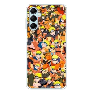 Чехлы с принтом Наруто на Samsung Galaxy M16 (Коллаж Наруто)