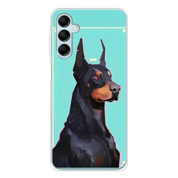 Чехол с рисунком «Король доберман» для Samsung Galaxy M16 Чехол с рисунком «Король доберман» для Samsung Galaxy M16
