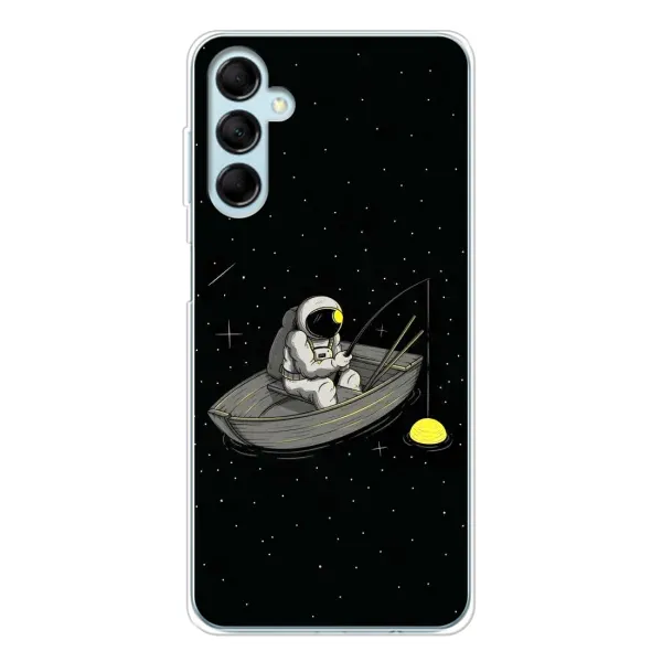 Чехол с рисунком «Космонавт на рыбалке» для Samsung Galaxy M16 Чехол с рисунком «Космонавт на рыбалке» для Samsung Galaxy M16