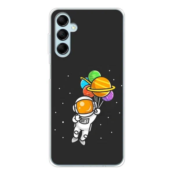 Чехол с рисунком «Космонавт с шариками» для Samsung Galaxy M16 Чехол с рисунком «Космонавт с шариками» для Samsung Galaxy M16