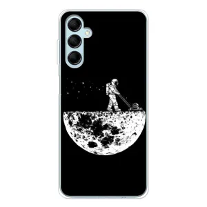 Силиконовый Чехол с принтом "Космонавты" на Samsung Galaxy M16 (Космонавт)