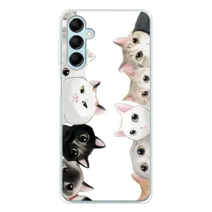 Силіконовий чохол з котиком для Samsung Galaxy M16 (Коти)