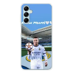 Чехол (TPU) с Футболистом на Samsung Galaxy M16 (Mbappe Real)