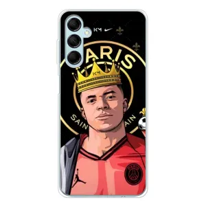 Чехол (TPU) с Футболистом на Samsung Galaxy M16 (Mbappe King)