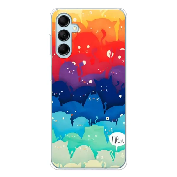 Чехол с рисунком «Mew» для Samsung Galaxy M16