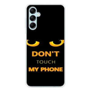 Чехол с Прикольным принтом на Samsung Galaxy M16 (Не трогай мой телефон)