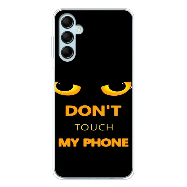 Чехол с рисунком «Не трогай мой телефон» для Samsung Galaxy M16
