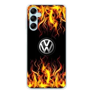 Чехол "Фольксваген" для Samsung Galaxy M16 (Огненный Лого)