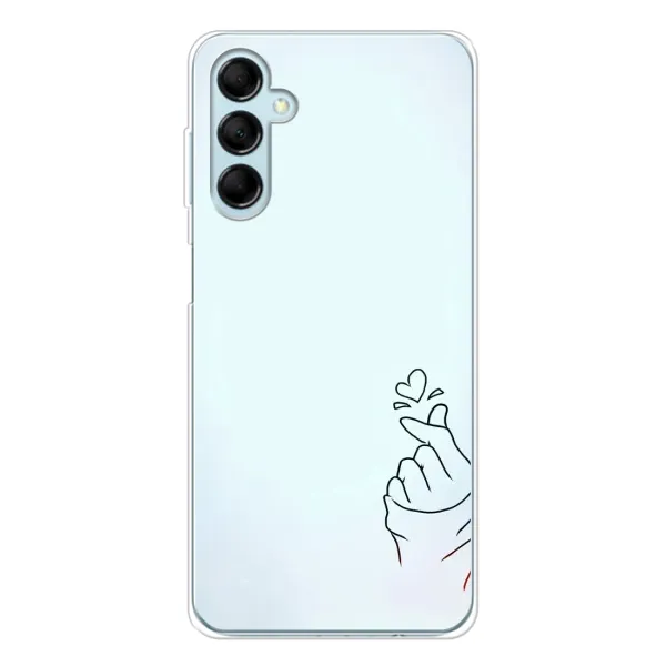 Чехол с рисунком «Сердце на голубом» для Samsung Galaxy M16 Чехол с рисунком «Сердце на голубом» для Samsung Galaxy M16