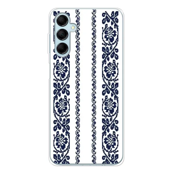 Чохол з малюнком «Синя вишиванка» для Samsung Galaxy M16 Чохол з малюнком «Синя вишиванка» для Samsung Galaxy M16