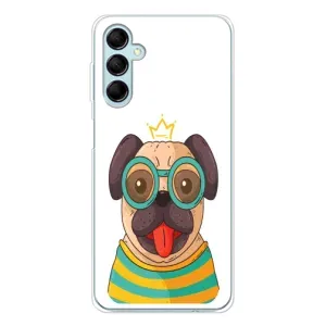Бампер для Samsung Galaxy M16 с картинкой "Песики" (Собака Король)