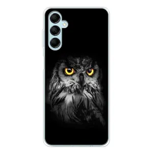 Чохли з принтом СОВИ для Samsung Galaxy M16 (Сова на чорному)