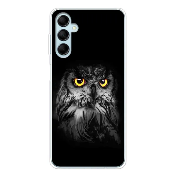 Чехол с рисунком «Сова на чёрном» для Samsung Galaxy M16 Чехол с рисунком «Сова на чёрном» для Samsung Galaxy M16