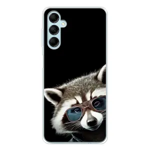 Силіконовий Чохол з Энотами на Samsung Galaxy M16 (Стильний Єнот)