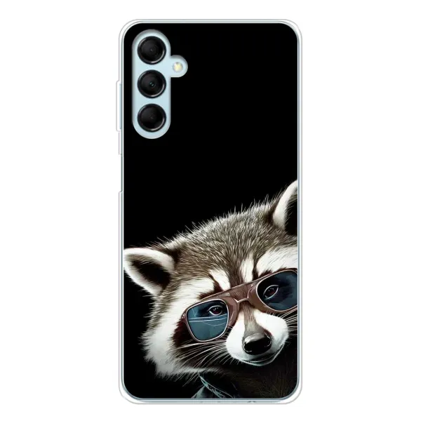 Чехол с рисунком «Стильный Енот» для Samsung Galaxy M16 Чехол с рисунком «Стильный Енот» для Samsung Galaxy M16