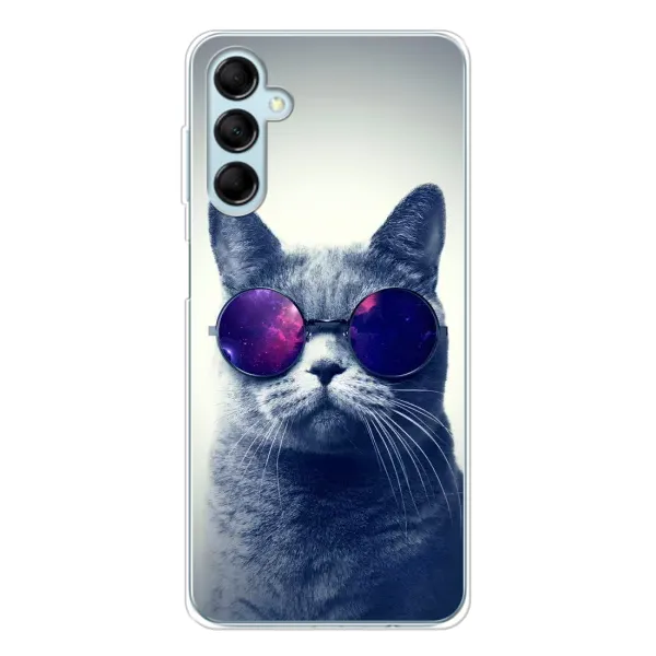 Чехол с рисунком «Стильный КОТ» для Samsung Galaxy M16 Чехол с рисунком «Стильный КОТ» для Samsung Galaxy M16