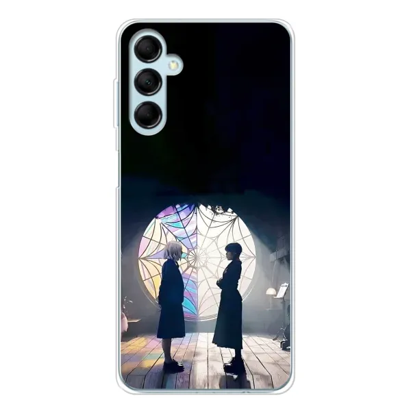 Чехол с рисунком «Уэнсдей и Энди» для Samsung Galaxy M16 Чехол с рисунком «Уэнсдей и Энди» для Samsung Galaxy M16