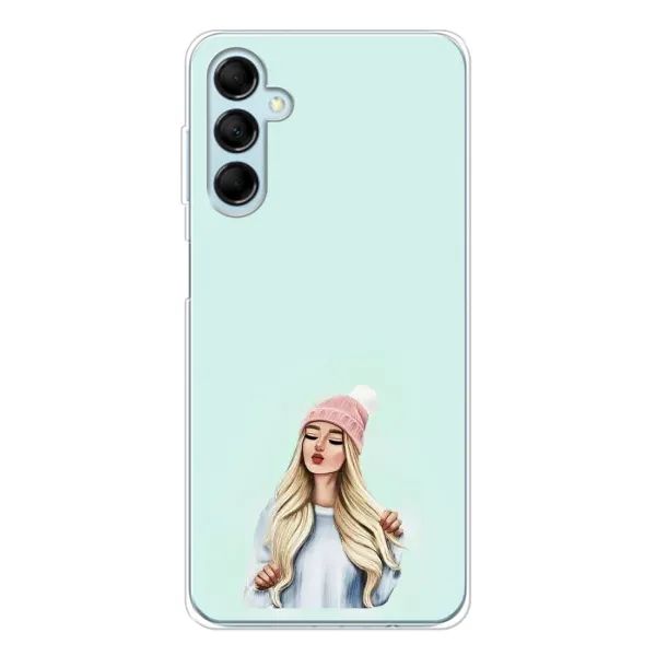 Чехол с рисунком «В шапке» для Samsung Galaxy M16
