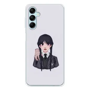 Чехлы с принтом Уэнсдей на Samsung Galaxy M16 (Вещь Венсдей)