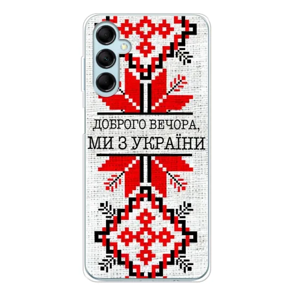 Чехол с рисунком «Вышиванка Доброго вечера» для Samsung Galaxy M16 Чехол с рисунком «Вышиванка Доброго вечера» для Samsung Galaxy M16