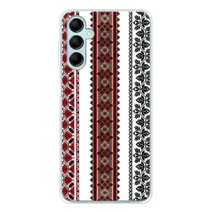 Силиконовый Чехол на Samsung Galaxy M16 с картинкой Вышиванки (Вышиваночки)