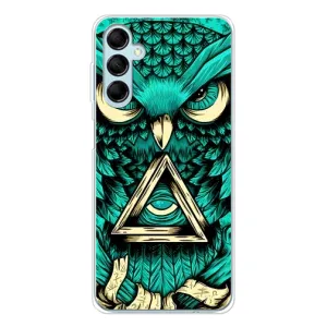 Чохли з принтом СОВИ для Samsung Galaxy M16 (Зелена сова)