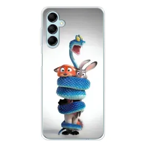 Силиконовый чехол с принтом Зоотрополіс для Samsung Galaxy M16 (Змея Зоо)