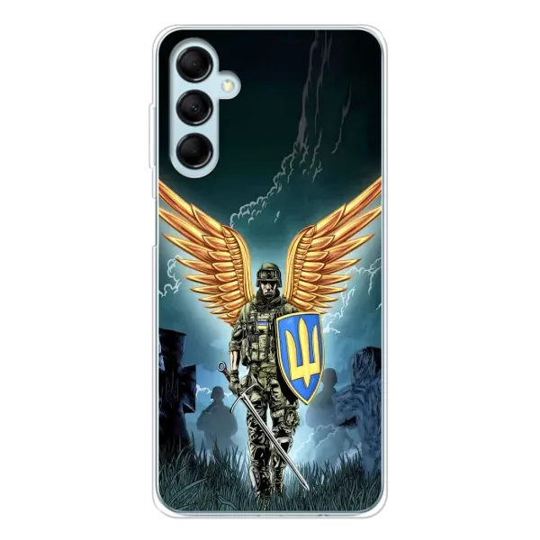Чехол с рисунком «ЗСУ з крильями» для Samsung Galaxy M16