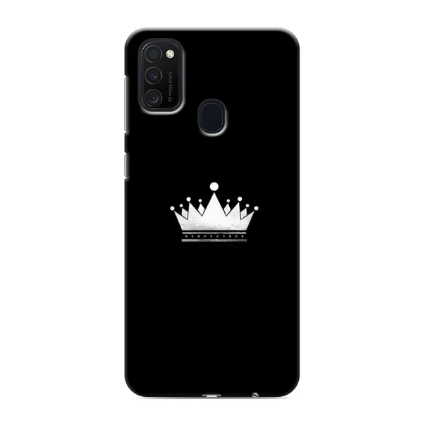 Чехол с рисунком «Белая корона» для Samsung Galaxy M21