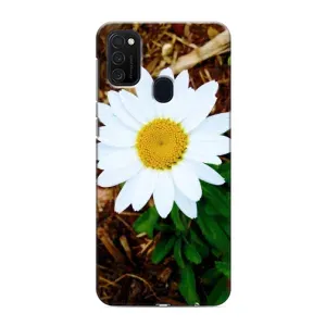 Чохол з ромашками на Samsung Galaxy M21 (Біла ромашка)