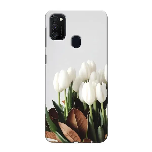 Чехол с рисунком «Букет тюльпанов» для Samsung Galaxy M21