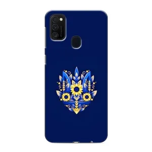 Чохол Укр Символіка для Samsung Galaxy M21 (Квітучий Герб)