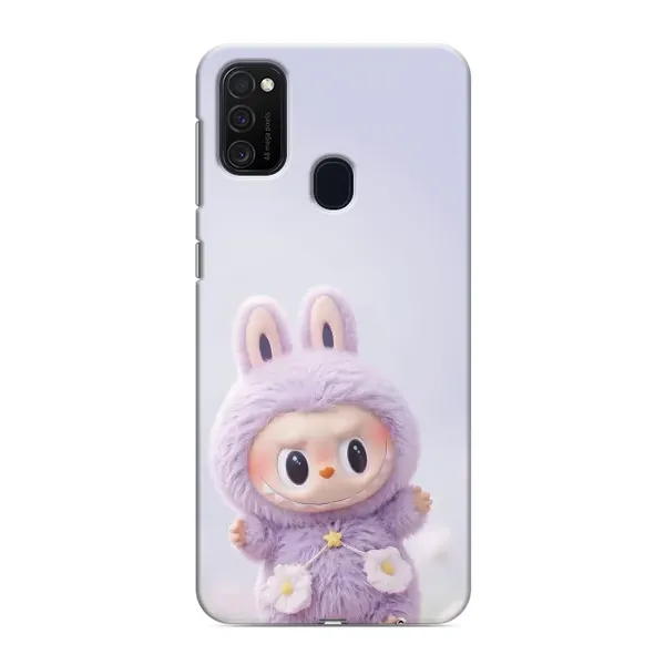 Чехол с рисунком «Фиолетовый Лабубу» для Samsung Galaxy M21 Чехол с рисунком «Фиолетовый Лабубу» для Samsung Galaxy M21