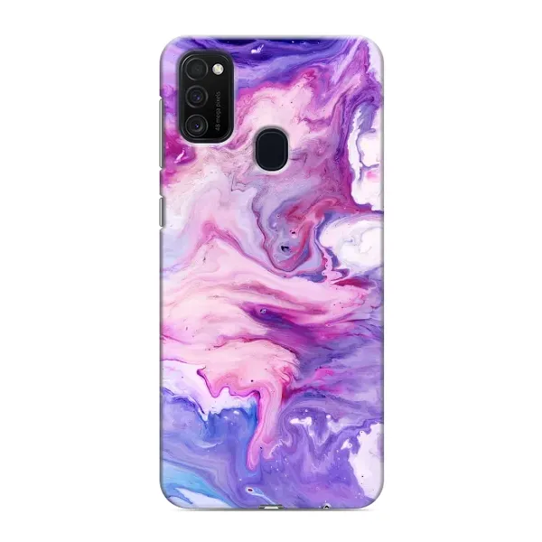 Чехол с рисунком «Фиолетовый мрамор» для Samsung Galaxy M21 Чехол с рисунком «Фиолетовый мрамор» для Samsung Galaxy M21