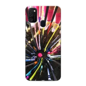 Чохли з прінтом Спортивна тематика для Samsung Galaxy M21 (Флорбол)