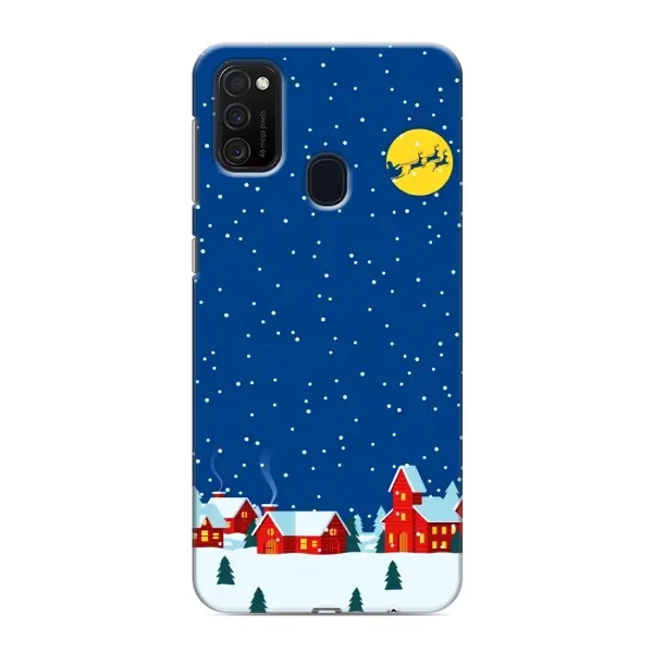 Чехол с рисунком «Город в снегу» для Samsung Galaxy M21 Чехол с рисунком «Город в снегу» для Samsung Galaxy M21