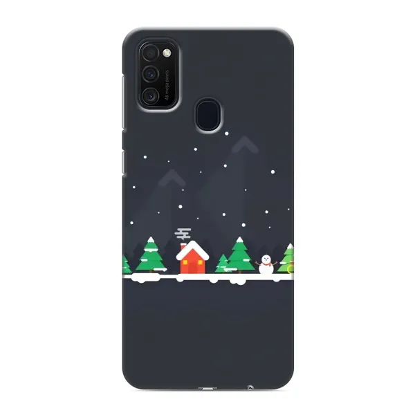 Чехол с рисунком «Город зимний» для Samsung Galaxy M21 Чехол с рисунком «Город зимний» для Samsung Galaxy M21