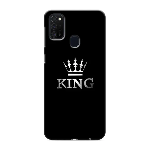 Чехол с рисунком «KING» для Samsung Galaxy M21