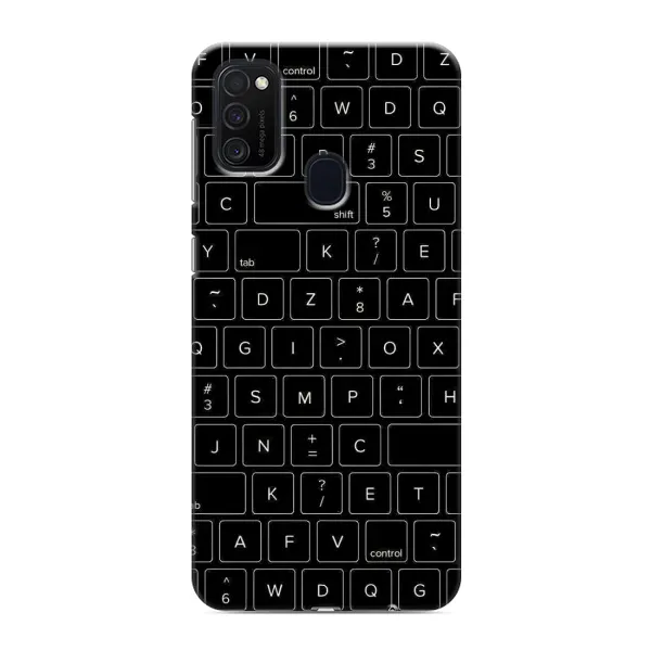 Чехол с рисунком «Клавиатура» для Samsung Galaxy M21
