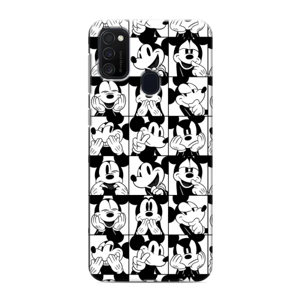 Чехол с рисунком «Коллаж Микки Маус» для Samsung Galaxy M21 Чехол с рисунком «Коллаж Микки Маус» для Samsung Galaxy M21