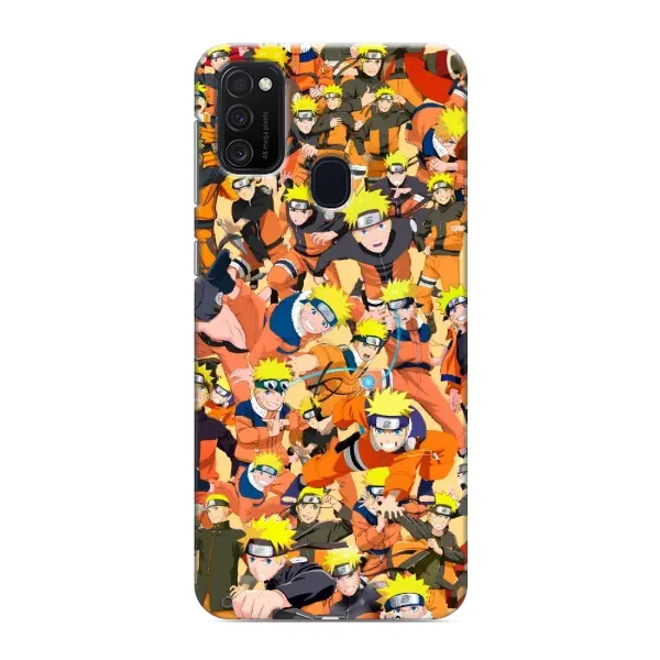 Чехол с рисунком «Коллаж Наруто» для Samsung Galaxy M21 Чехол с рисунком «Коллаж Наруто» для Samsung Galaxy M21